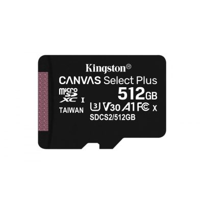 Kingston Technology Canvas Select Plus 512 GB SDXC UHS-I Class 10