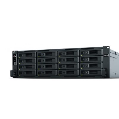 Synology RackStation RS4021XS+ tárolószerver Rack (3U) Ethernet/LAN csatlakozás Fekete D-1541