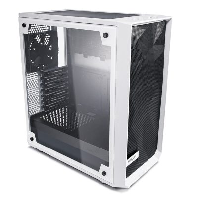 Fractal Design Meshify C - TG Midi Tower Átlátszó, Fehér