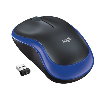 Logitech M185 egér Kétkezes Vezeték nélküli RF Optikai 1000 DPI