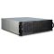 Inter-Tech 3U-30248 Rack Fekete, Rozsdamentes acél