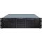 Inter-Tech 3U-30248 Rack Fekete, Rozsdamentes acél