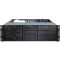 Inter-Tech 3U-30248 Rack Fekete, Rozsdamentes acél