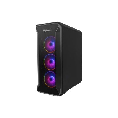 GENESIS Irid 505 ARGB Midi Tower Fekete, Átlátszó