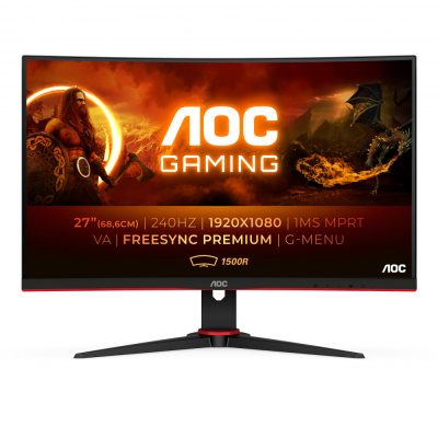 AOC G2 C27G2ZE/BK számítógép monitor 68,6 cm (27") 1920 x 1080 pixelek Full HD LED Fekete, Vörös