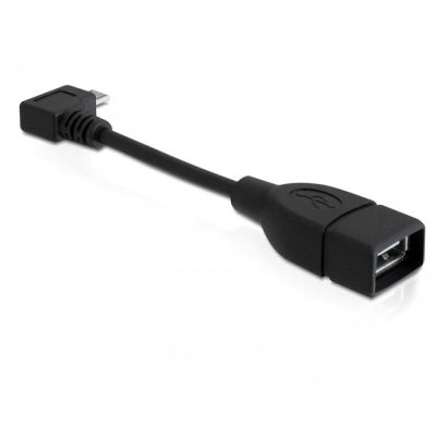 DeLOCK 83104 USB kábel 0,11 M USB 2.0 Micro-USB B USB A Fekete