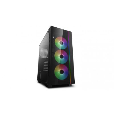 DeepCool Matrexx 55 V3 ADD-RGB 3F Midi Tower Fekete