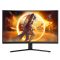 AOC G4 CQ32G4VE számítógép monitor 81,3 cm (32") 2560 x 1440 pixelek Quad HD LCD Fekete, Szürke