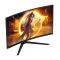 AOC G4 CQ32G4VE számítógép monitor 81,3 cm (32") 2560 x 1440 pixelek Quad HD LCD Fekete, Szürke