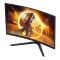 AOC G4 CQ32G4VE számítógép monitor 81,3 cm (32") 2560 x 1440 pixelek Quad HD LCD Fekete, Szürke