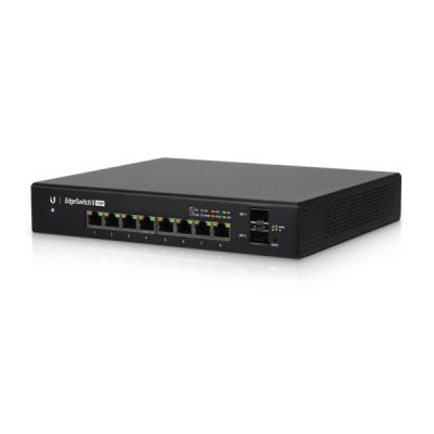 Ubiquiti EdgeSwitch 8 150W Vezérelt L2/L3 Gigabit Ethernet (10/100/1000) Ethernet-áramellátás (PoE) támogatása Fekete