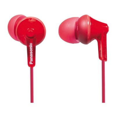 Panasonic RP-HJE125E-R fejhallgató és headset Vezetékes Hallójárati Zene Vörös