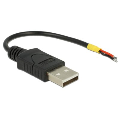 DeLOCK 85250 USB kábel USB 2.0 0,1 M USB A Fekete