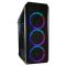 LC-Power Gaming 703B - Quad-Luxx Midi Tower Fekete