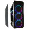 LC-Power Gaming 703B - Quad-Luxx Midi Tower Fekete