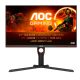 AOC G3 U27G3X/BK számítógép monitor 68,6 cm (27") 3840 x 2160 pixelek 4K Ultra HD LED Fekete, Vörös