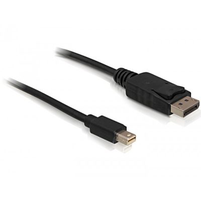 DeLOCK 1m Displayport Cable mini DisplayPort Fekete