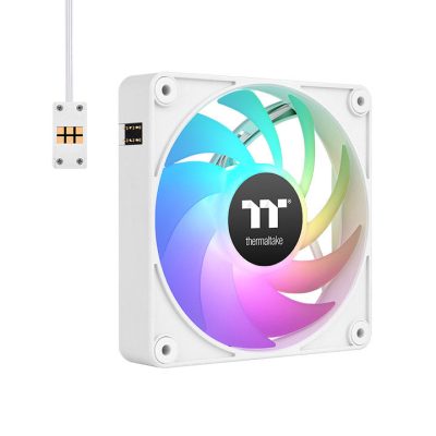 Thermaltake CL-F190-PL12SW-A számítógépes hűtőrendszer Számítógép ház Ventilátor 12 cm Fehér 3 db