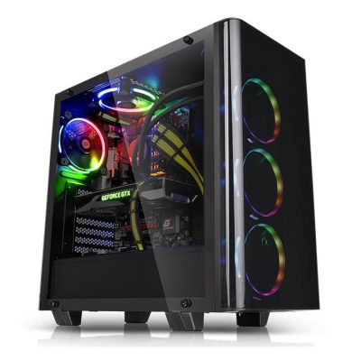 Thermaltake View 21 Tempered Glass Edition Midi Tower Fekete