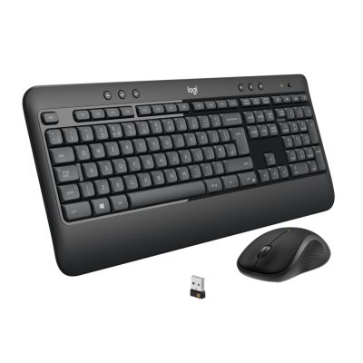 Logitech Advanced MK540 billentyűzet Egér mellékelve USB QWERTY Holland Fekete, Fehér