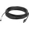 Logitech GROUP 10m Extender Cable PS/2 kábel 6-p Mini-DIN Fekete