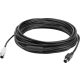 Logitech GROUP 10m Extender Cable PS/2 kábel 6-p Mini-DIN Fekete