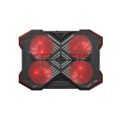GENESIS Oxid 260 laptop hűtőpad 43,9 cm (17.3") 1010 RPM Fekete, Vörös