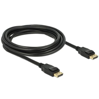 DeLOCK 3m Displayport 1.2a Fekete