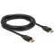 DeLOCK 3m Displayport 1.2a Fekete