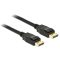 DeLOCK 3m Displayport 1.2a Fekete