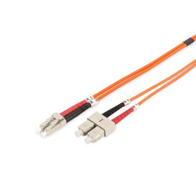 Digitus LC/SC, 10 m InfiniBand és száloptikai kábel I-VH Narancssárga