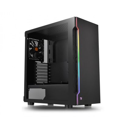 Thermaltake H200 TG RGB Midi Tower Fekete