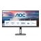 AOC V5 U34V5C/BK számítógép monitor 86,4 cm (34") 3440 x 1440 pixelek UltraWide Quad HD LCD Fekete