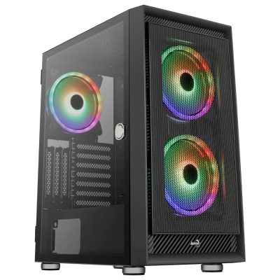 Aerocool Graphite V3 Midi Tower Fekete