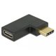 DeLOCK 65915 csatlakozó átlakító 1 x USB Type-C Male 1 x USB 3.1 Gen 2 Type-C™ female Fekete