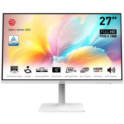 MSI Modern MD2712PW számítógép monitor 68,6 cm (27") 1920 x 1080 pixelek Full HD LCD Fehér