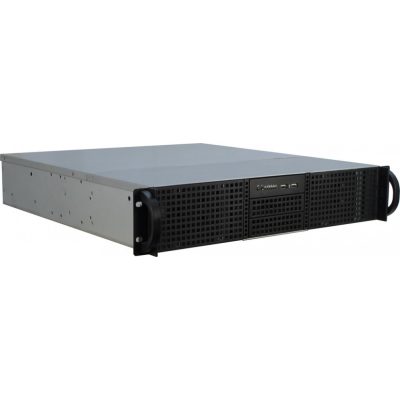 Inter-Tech IPC 2U-20248 Rack Fekete