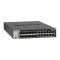 NETGEAR M4300-12X12F Vezérelt L2/L3 10G Ethernet (100/1000/10000) 1U Fekete