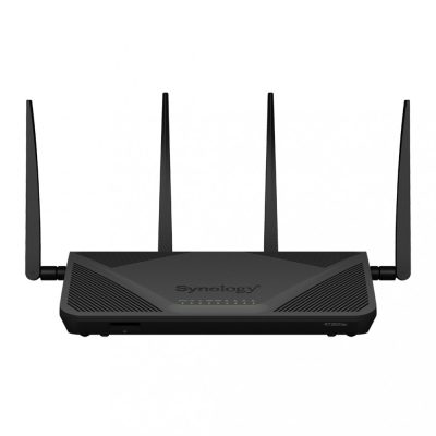 Synology RT2600AC vezetéknélküli router Gigabit Ethernet Kétsávos (2,4 GHz / 5 GHz) Fekete