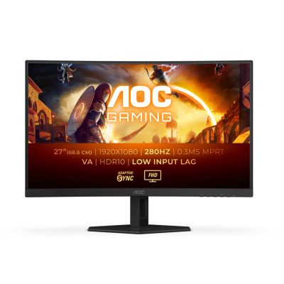 AOC G4 C27G4ZXE számítógép monitor 68,6 cm (27") 1920 x 1080 pixelek Full HD LED Fekete