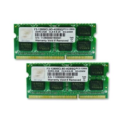 G.Skill 4GB DDR3-1600 SQ memóriamodul 2 x 2 GB 1600 Mhz