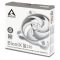 ARCTIC BioniX P120 Számítógép ház Ventilátor 12 cm Szürke, Fehér