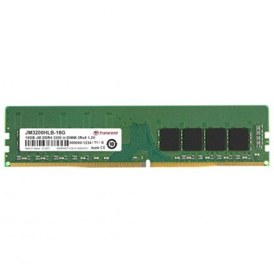 Transcend JM3200HLB-16G memóriamodul 16 GB 2 x 8 GB DDR4 3200 MHz