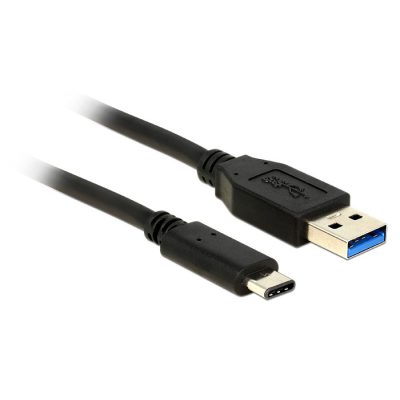 DeLOCK 0.5m USB3.1-C/USB3.1-A USB kábel 0,5 M USB 3.2 Gen 2 (3.1 Gen 2) USB A USB C Fekete