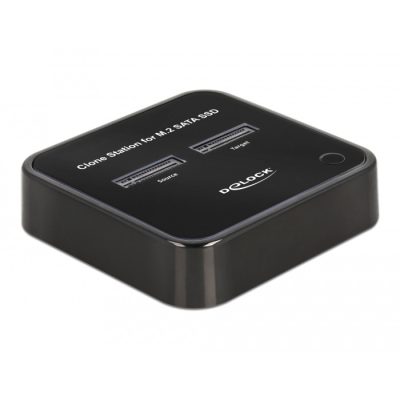 DeLOCK 64178 dokkoló állomás tárolóegységhez USB 3.2 Gen 2 (3.1 Gen 2) Type-C Fekete