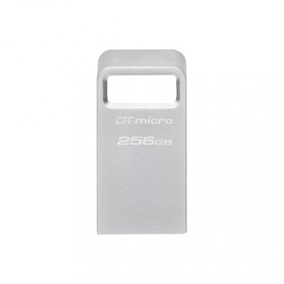 Kingston Technology DataTraveler Micro USB flash meghajtó 256 GB USB A típus 3.2 Gen 1 (3.1 Gen 1) Ezüst