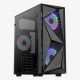 Aerocool Glider Cosmo-A-BK-v2 Midi Tower Fekete