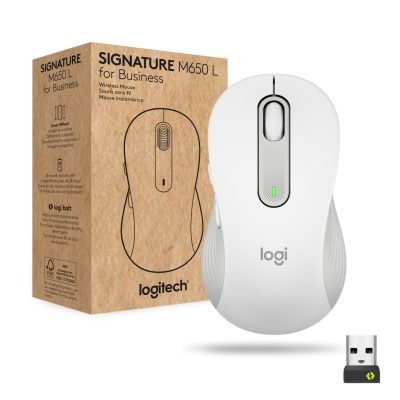 Logitech Signature M650 for Business egér Irodai Jobbkezes RF vezeték nélküli + Bluetooth Optikai 4000 DPI