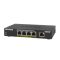 NETGEAR GS305Pv2 Beállítást nem igénylő (unmanaged) Gigabit Ethernet (10/100/1000) Ethernet-áramellátás (PoE) támogatása Fekete