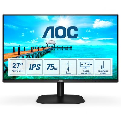AOC B2 27B2H/EU LED display 68,6 cm (27") 1920 x 1080 pixelek Full HD Fekete